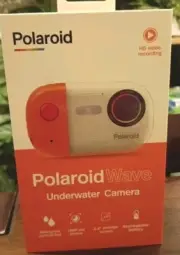 Polaroid Wave Underwater Camera (Orange/White) - Waterproof