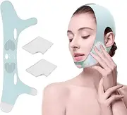Wisdom Teeth Ice Pack,Face Ice Pack Wrap with 2 Gel Packs,Reusable Hot & Cold Gel Packs,Pain Relief,Wisdom Teeth,Jaw,Head,Adjustable Stretch Wrap Relief for Injuries (Blue)