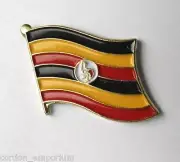 UGANDA NATIONAL COUNTRY WORLD FLAG LAPEL PIN BADGE 3/4 INCH