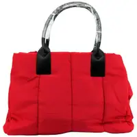 在飛比找ETMall東森購物網優惠-【CLARINS 克蘭詩】法式紅蕾輕羽絨手提包/肩背包