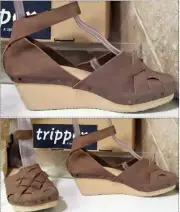 Trippen clog platform wedge Patsy size 40 us size 10
