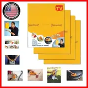 Super Absorbent Multi-Purpose Chamois Towel - 10X Liquid Capacity, 4 Pack