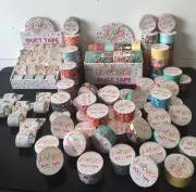 Stukup Promo Pack Mixed Scrapbooking/Repair/ Coloring Craft Duct Tape 120 Rolls!