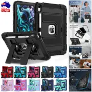 For iPad 11th Gen (A16) 2025 Heavy Duty Shockproof Stand Case Cover & Strap