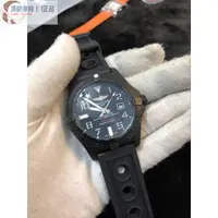 在飛比找蝦皮購物優惠-高端 Breitling百年靈男士機械腕錶機械錶橡膠錶帶(手