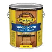Cabot Wood Toned Transparent Cedar Oil-Based Deck and Siding Stain 1 gal