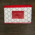 New King 100% Turkish Cotton Flannel Sheet Set Cynthia Rowley Quatrefoil