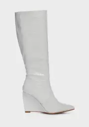 Social Secret Wedge Boots