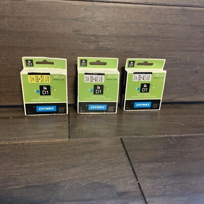 Dymo Label Mixed Lot. New Unused 3/4” 1/2” 360D LM360D