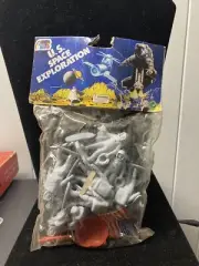 Vintage Ausini U.S. Space Exploration Set Rare Toys New in Pack