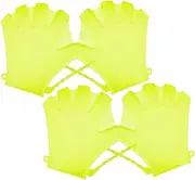 Nylon Water Gloves Silicone Paddles Boys and Girls Swimming Gloves for Learn Play