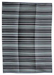 Zenith Multicolour Stripes Foldable Waterproof Large Camping Mat - 270 x 360 cm - Weatherproof Rug, Recycled Plastic, Sustainable, Eco Friendly UV Resistant, Durable Outdoor, Patio Rug, Fade Resistant