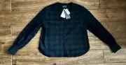 NWT Pendleton UltraLuxe Everywhere Merino Wool Piper Shirt Green Large TM517