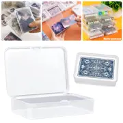 1-50PCS Clear Trading Card jewellery Storage Box Holder Playing Game Cards Case