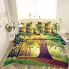 3D Sunshine Tree 75 Bed Pillowcases Quilt Duvet Cover Set Single Queen AU Lemon