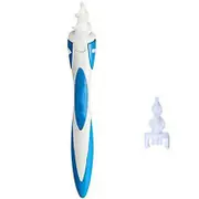 Ear Cleaner Safety Soft Spiral Earpick Earwax Removal Cleaning Tool- Blue