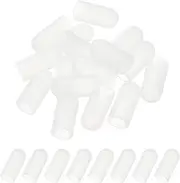 uxcell 12.2x25mm (IDxL) Rubber End Caps, 16 PCS Rubber Caps High Temp Tips Screw Silicone Flexible Thread Protector for Pipes Screw Blots Tube Fishing Jigs