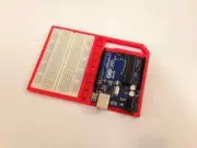Arduino Uno and Half Breadboard Holder