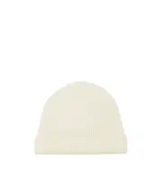 Rib knitted hat S,L,M white snow