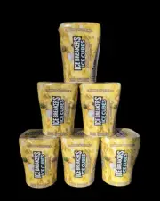 Ice Breakers Ice Cubes Golden Pineapple Gum, 6 Pack, 40 Pieces Each, BB 2/25