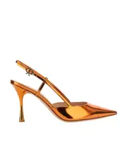 Gianvito Rossi Ascent Pointed-Toe Pumps 36 Orange