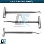 Dental Tooth Extraction Surgery Elevator Potts Elevators Surgical Instruments CE