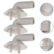 3 Pcs Pour Air Conditioner Drain Kit Window AC Unit Fitting Pipe Joint Elbow
