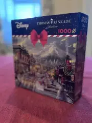 Ceaco - Thomas Kinkade - Holiday - Candy Cane Express - Disney Christmas Puzzle