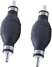Vsenkes 2X 8mm 5/16" Rubber Pump Hand Primer Bulb Way Valve for Marine Boat