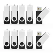 20PCS 2GB Flash Drive Memory Stick USB 2.0 Metal Thumb Swivel Pen Storage U Disk