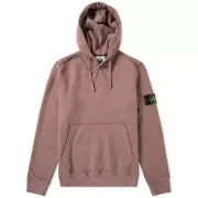 Stone Island Hooded Sweatshirt (SS17) Rose Quartz Size Large