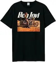 [Amplified] Unisex Adult Wanted Dead Or Alive Bon Jovi T-Shirt