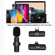 New Wireless Lavalier Microphone Mini Microphone For iPhone Android Audio Video