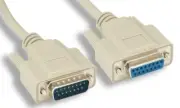 6ft Joystick/Midi/Game Port DB15 pin Male~Female Extension Cable/Cord/Wire