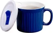CorningWare Meal Mug with Vented Lid for Steam, 20-Oz (Pack of 1)