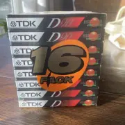 16 Pack Of TDK 90 Minute Slim Line Eco Case Cassette Tape Unopened ￼