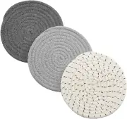 Potholders Set Trivets Set 100 % Pure Cotton Thread Weave Hot Pot Hol