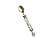 10 x LVD Brass Faro Vintage Gold/Mint Teaspoon 16 x3 x1 cm