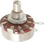 New Lon0167 WTH118-1A 2W 220K ohm Single Turn Rotary Taper Carbon Potentiometer(WTH118-1A 2W 220K Ohm Singleturn-Drehkegel-Carbon-Potentiometer