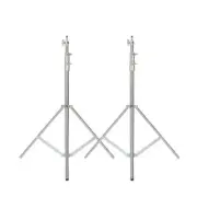 280 cm Stainless Steel Foldable Light Stand (2x280CM)