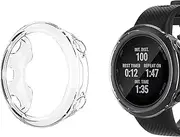 Turnwin intended for Garmin Forerunner 45S Case, TPU Soft Flexible Silicone Shock-Proof and Scratch-Resistant Protector Cover Case intended for Garmin Forerunner 45S Bands Smartwatch (Clear)