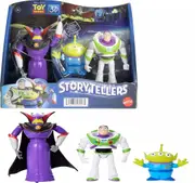Mattel Disney Pixar Toy Story Buzz Zurg Alien Action Figure Set