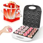 All in One Mini Donut Maker - Non-Stick, Cool Touch Electric Doughnut Machine...