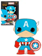 POP! Pin #07 Marvel Captain America - New, Unopened