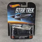 Hot Wheels Retro Entertainment - Stark Trek USS Enterprise - New on Good Card