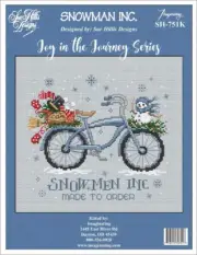 Imaginating Counted Cross Stitch Kit 7"X6.4"-Snowmen Inc. (Pack of 1)