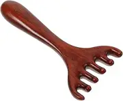 Wooden Scalp Massage Comb with Handle Durable Wood Material Wide for Scalp Scraping and Relaxation for Home Travel and Outdoor Use