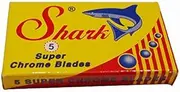 Super Chrome Double Edge Razor Blades 5 Blades by Shark