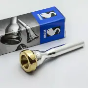 Stork Studio Master XV2 24K Gold Rim & Cup Trumpet Mouthpiece NEW!
