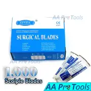 1000 Scalpel Blades #15 Carbon Steel Surgical Dental Medical with Free Knife #3